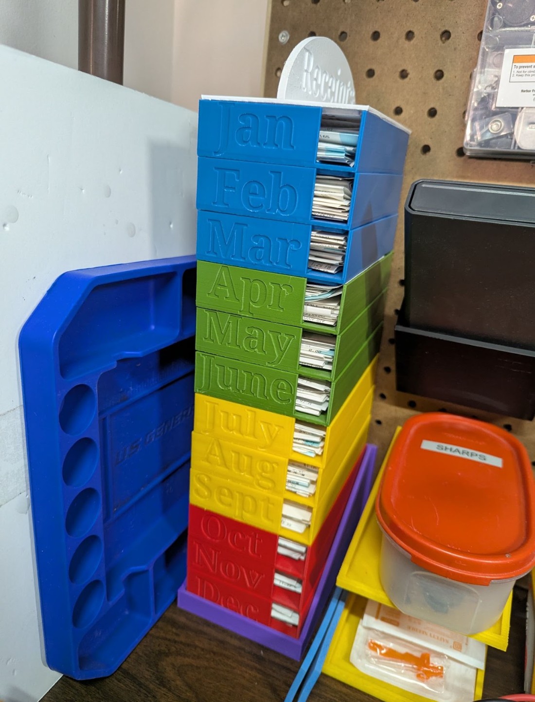 Receipt boxes